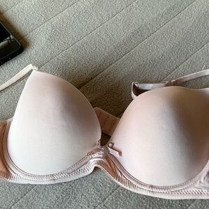 Izod Light Pink Smooth Molded T-Shirt Bra
